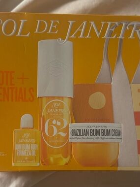 New In Box Sol de Janeiro Cheirosa 62 Tote + Body Essentials Set Limited Edition